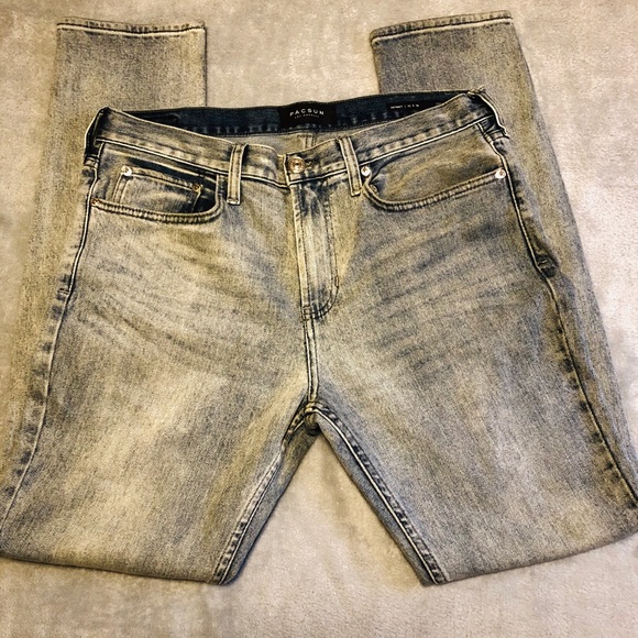 PACSUN Skinny Light Blue Jeans - Picture 3 of 4